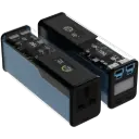 Powerology Énergie 27000mAh Power Bank with AC Outlet - Black