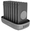 Powerology 8 in 1 Power Bank Station with Built-In Lightning and Type-C Cable