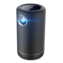 Powerology 3200mAh Auto Focus Full HD Portable Projector - Black