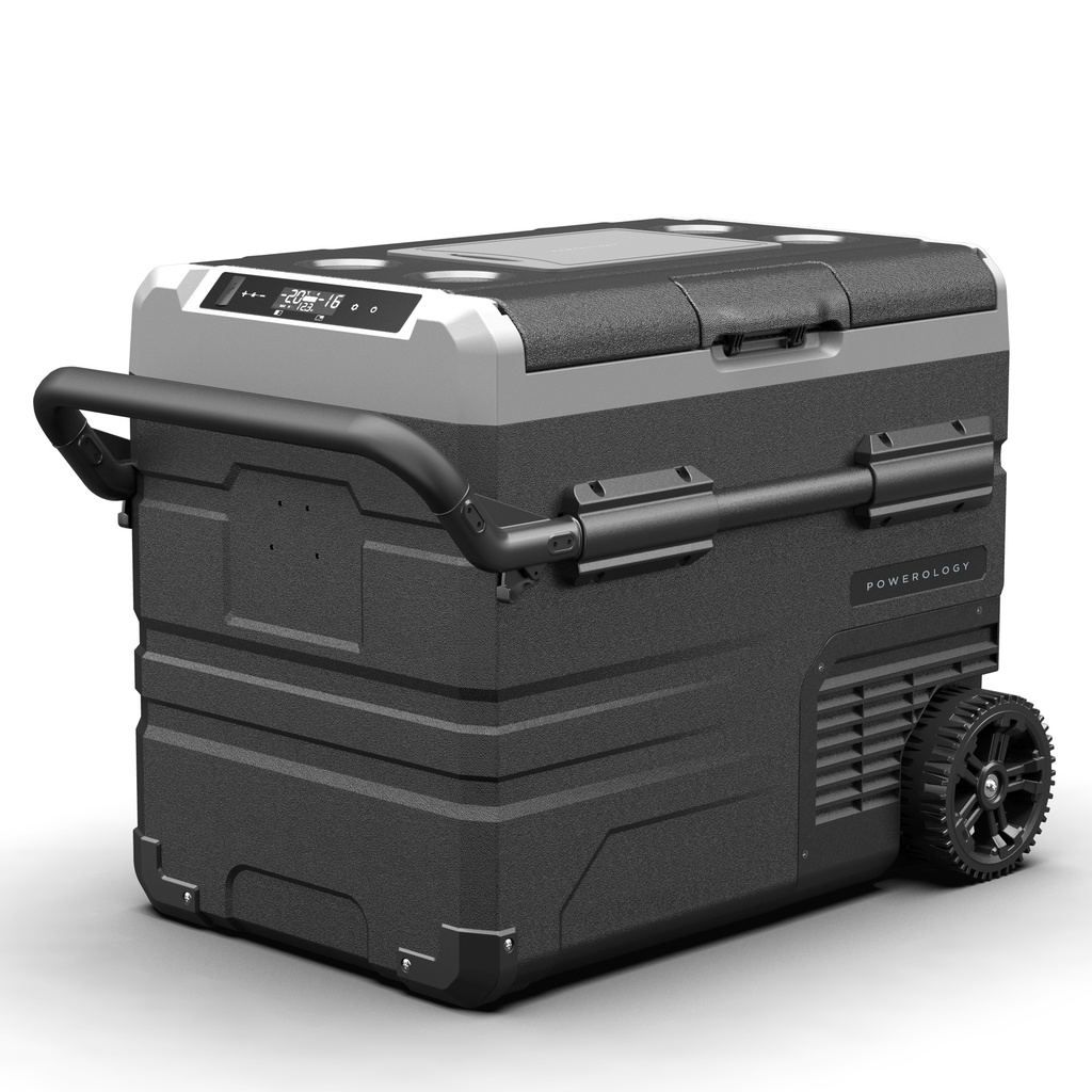 Powerology Smart Portable Fridge and Freezer with Detachable Wheels