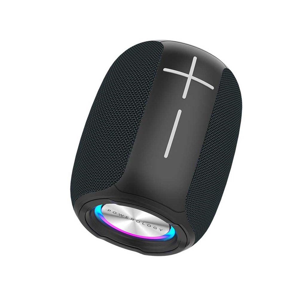 Powerology Ghost Speaker, Bluetooth 5.0, Water-Resistant, 1500mAh Battery Capacity