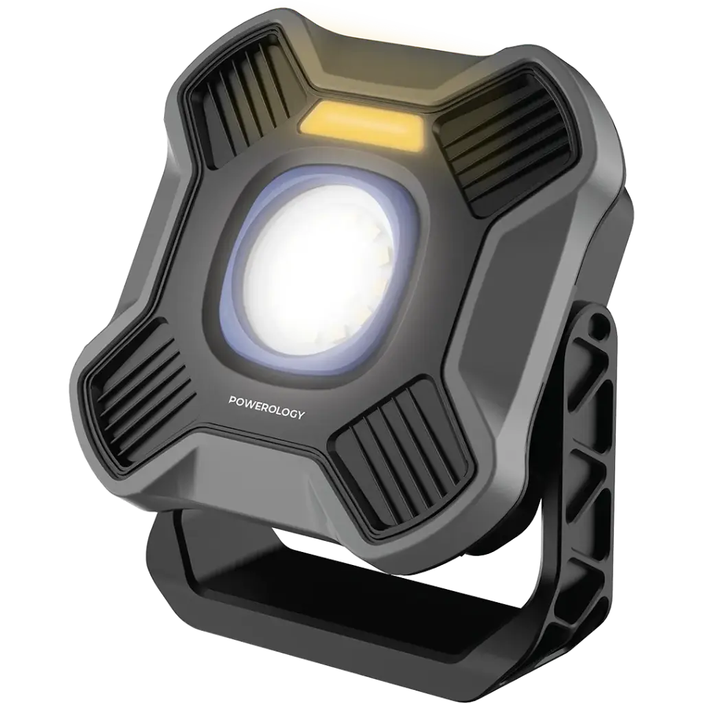 Powerology Brillite 3600mAh Work Light - Black