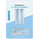 Powerology AA 2-Pack USB-C Rechargeable - White/Blue