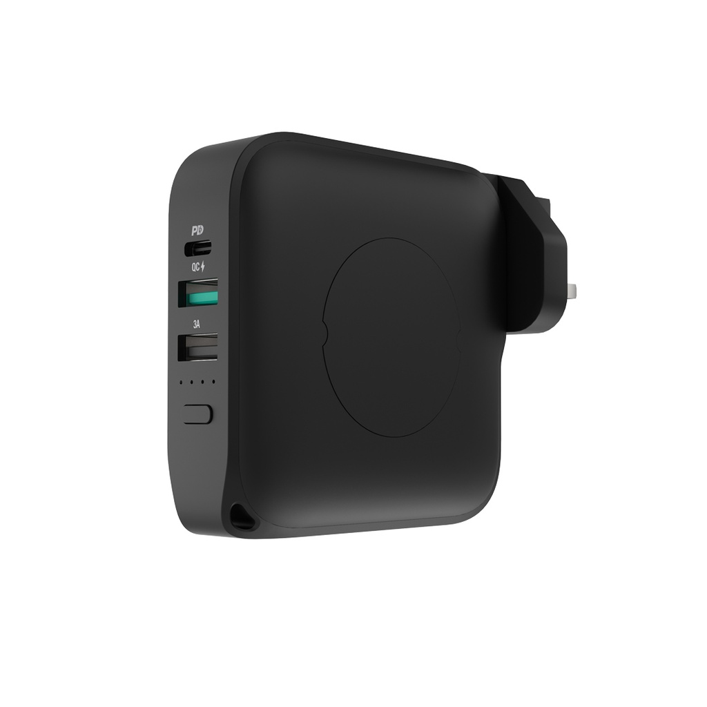 Powerology Magsafe Wall Charger 10000mAh PD 20W - Black