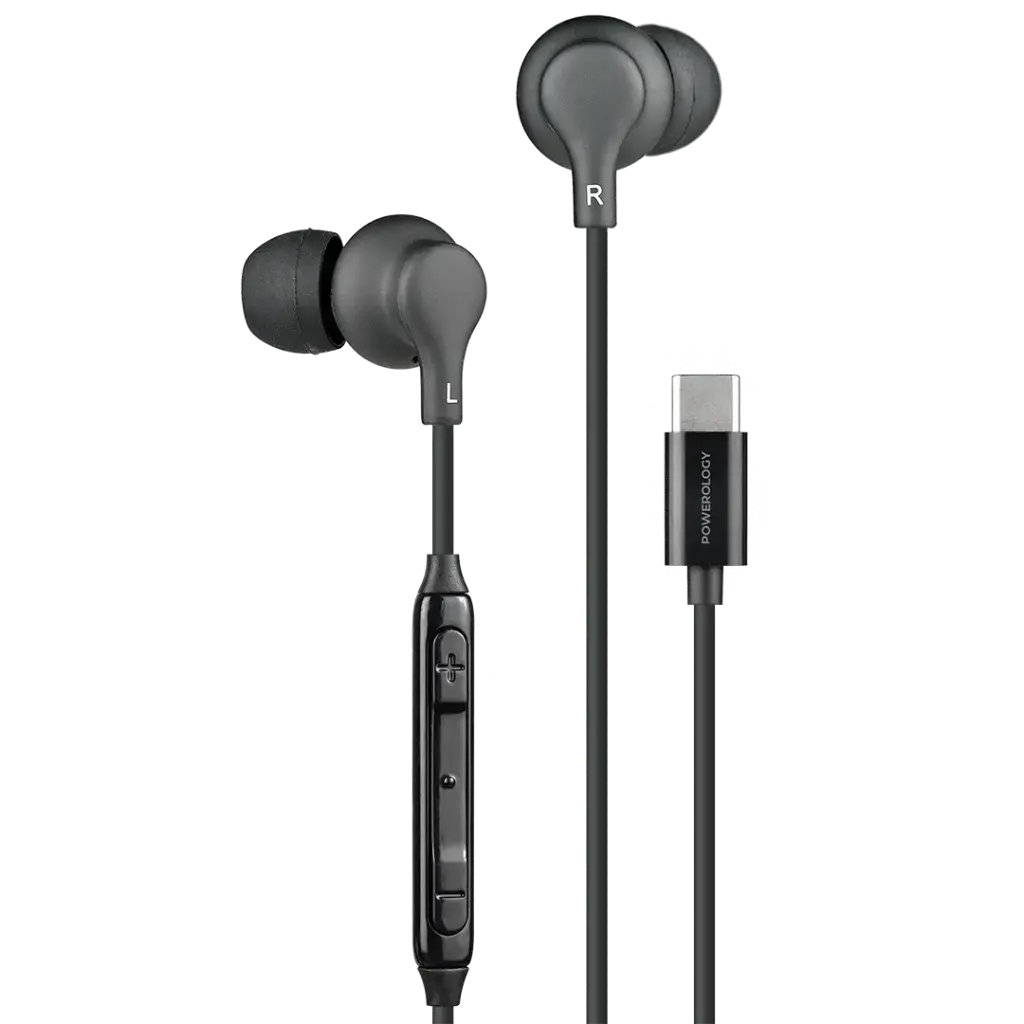Powerology Type-C In-Ear Stereo Earphones