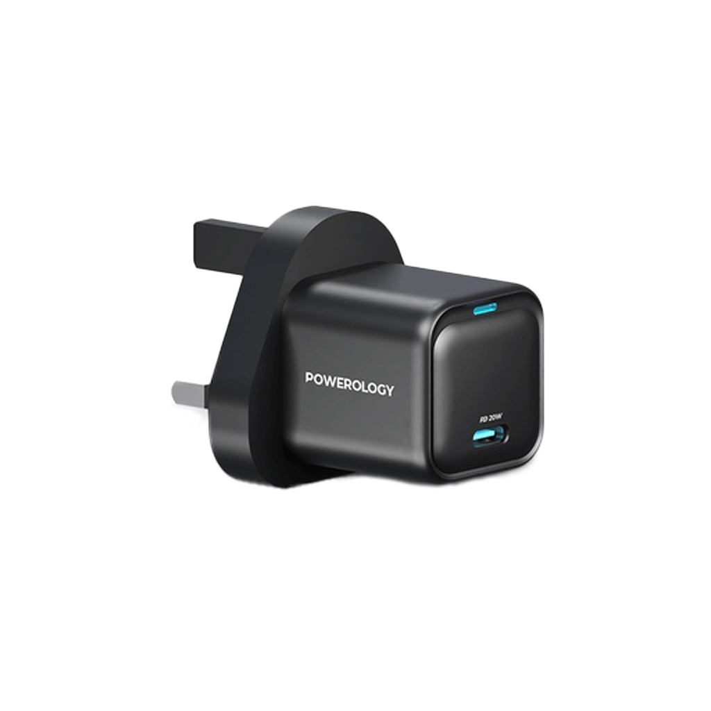 Powerology Ultra-Compact GaN Charger - Black