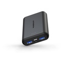 Powerology 10000 mAh PD20w QC 18W 2*USB-A 1*USB-C Port Fast Charging Power Bank - Black