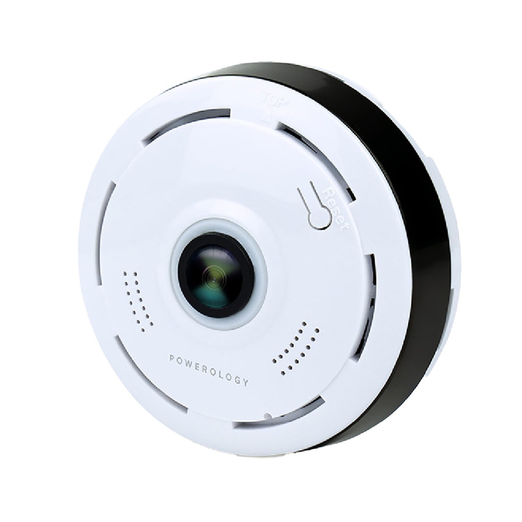 Powerology Wifi Panoramic Camera Ultra Wide Angle Fisheye Lens - White