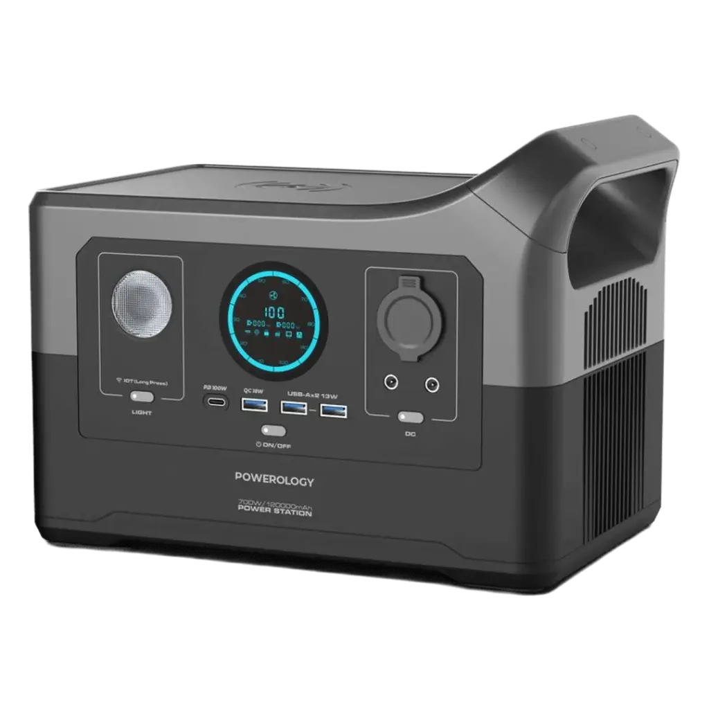 Powerology Portable Power Generator Fast Charging with APP 120000mAh 700W