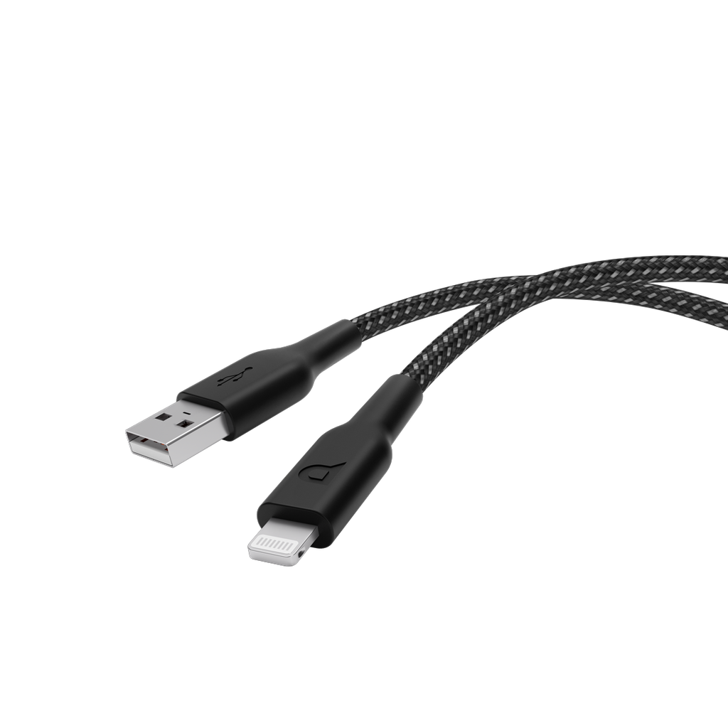 Powerology New Braided USB-A to Lightning Cable 1.2M