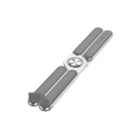 Powerology Adjustable Aluminium Alloy Portable and Foldable Laptop Stand - Silver