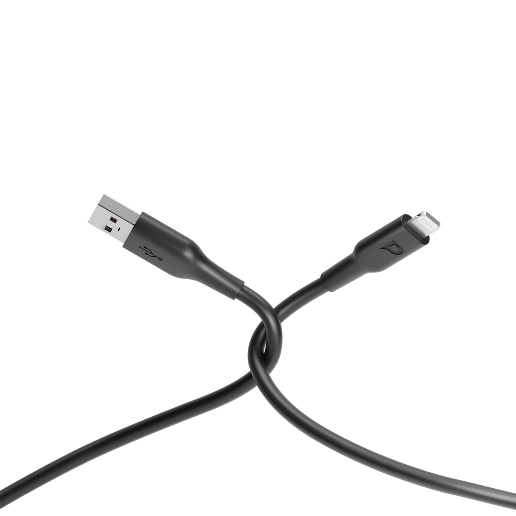 Powerology USB-A to Lightning Cable 3M - Black