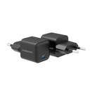 Powerology 35W Single Port Type-C GaN Charger with EU Plug - Black