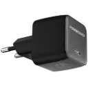 Powerology QX 45W Pocket-Sized GaN Adapter - Black