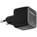 Powerology QX 45W Pocket-Sized GaN Adapter - Black