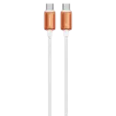 كابل باورولوجي زنكو سيريز 60W USB-C - برتقالي