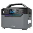 Powerology 120000mAh Portable Power Generator Fast Charging 384Wh 600W - Black 