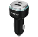 Powerology 75W Dual-Port High-Power Car Charger