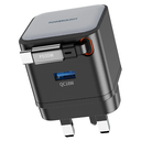 Powerology Single Output | Retractable GaN Charger