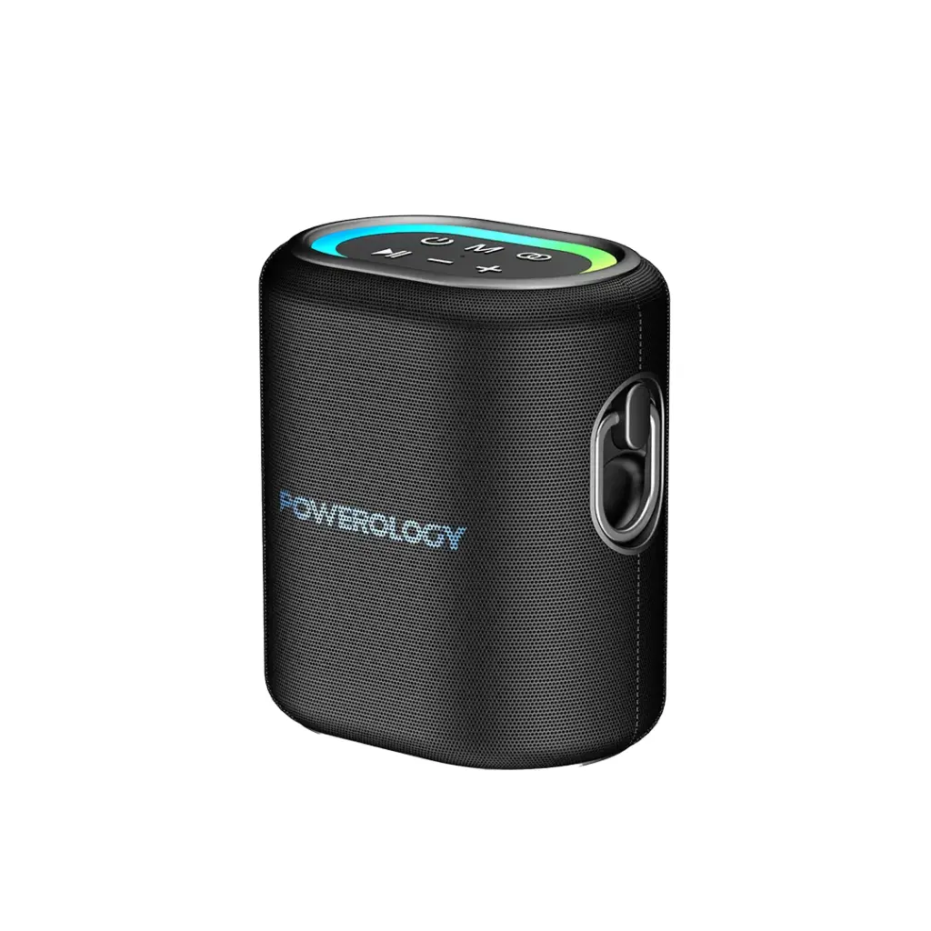 Powerology Portable Loud Speaker - Black
