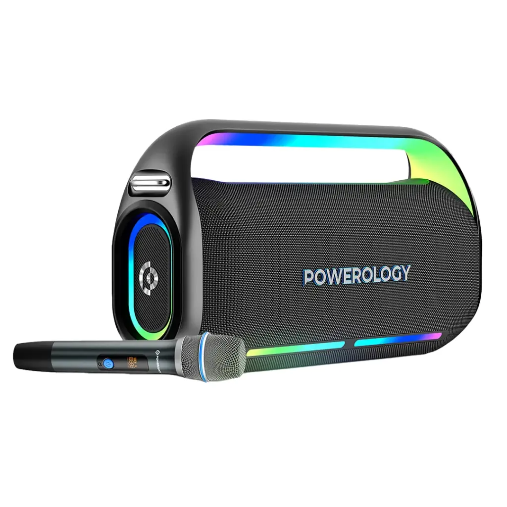 Powerology Deep Bass Party Speaker - Black