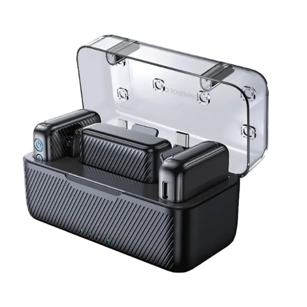 Powerology Dual Microphone Professional Set - Black