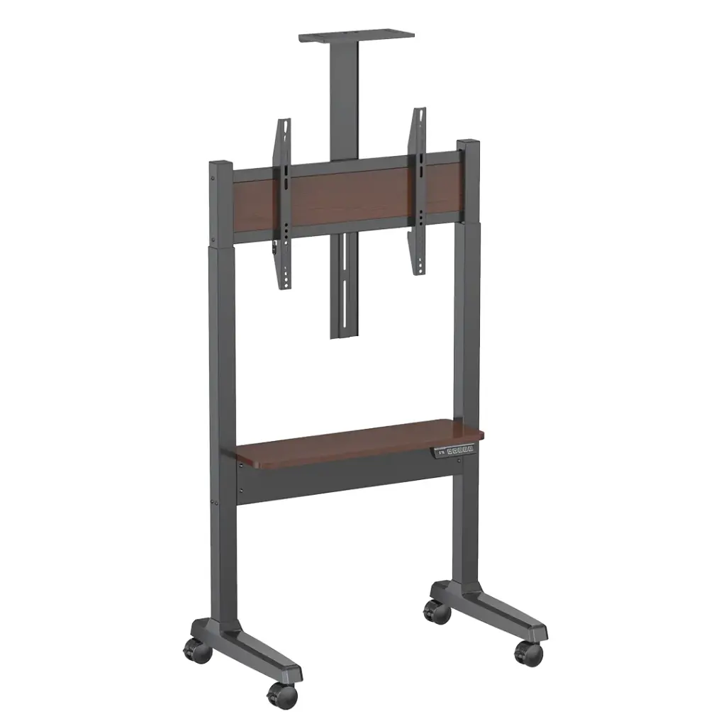 Powerology Electric TV Stand with Vertical Height Adjustment