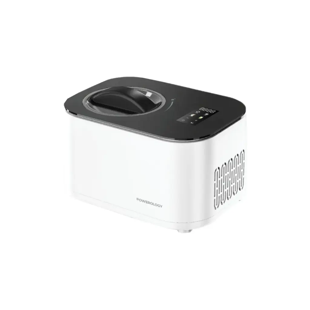 Powerology Ice Cream & Frozen Yogurt Machine - White
