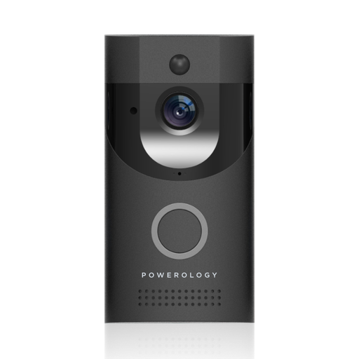 [PSVDBBK] Powerology Smart Video Doorbell with Night Vision and Motion Sensor