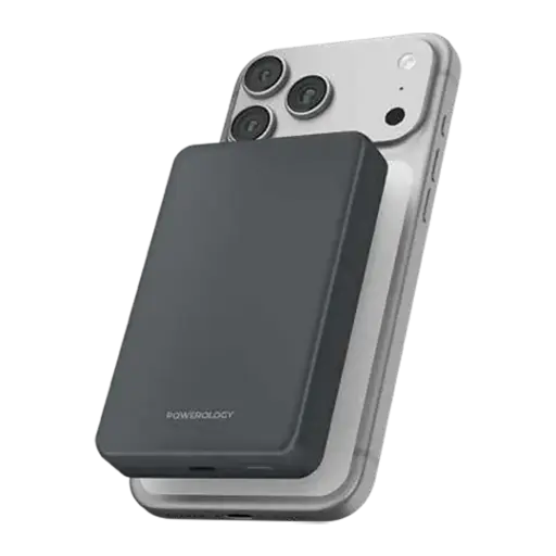 [PPBCHA88GY] Powerology Blanc25 10000mAh MagSafe Power Bank - Grey