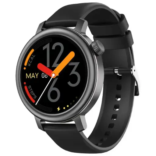 [PWT77BK] Powerology VeloFit Smartwatch 1.32 Amoled Display