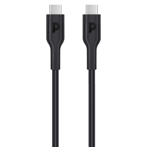 [PWCTC1M-BK] Powerology Type-C to Type-C Fast Charging Cable