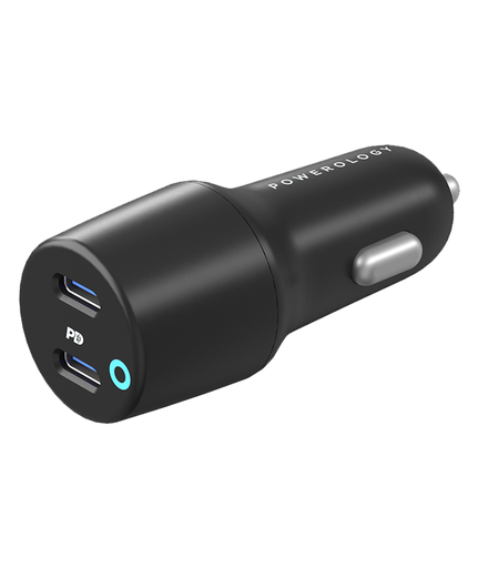 [PCCSR006] Powerology Ultra-Quick Car Charger with Dual Output