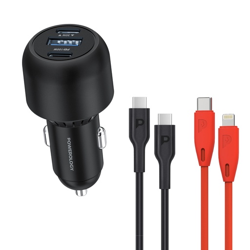 [PCCSR007-C] Powerology Bundle Car Charger Kit