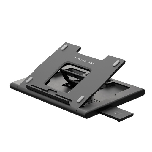 [PWPROHUB-BK] Powerology Multi-Functional Pro Hub Laptop Stand
