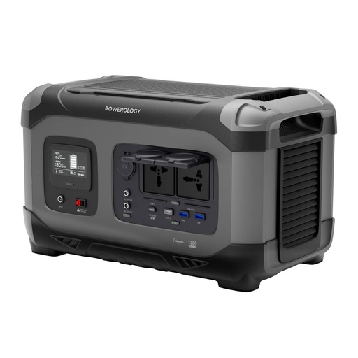 [PPBCHA23] Powerology 392000mAh 1300W Portable Power Generator PD 60W - Black