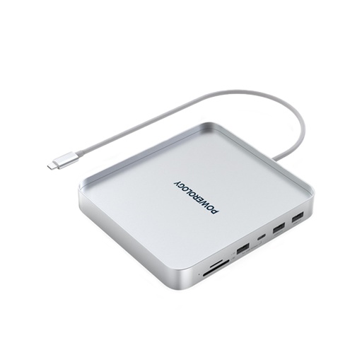 [PMSSDD] Powerology iMac 24 Inch USB-C Dock with SSD Enclosure 10GBPS - Gray