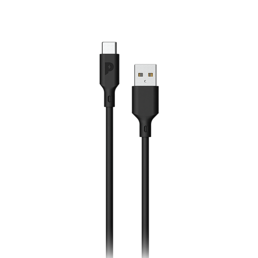 [PUC3ABK] Powerology USB-A to Type-C Data Fast Charge Cable - 1.2m / 4ft