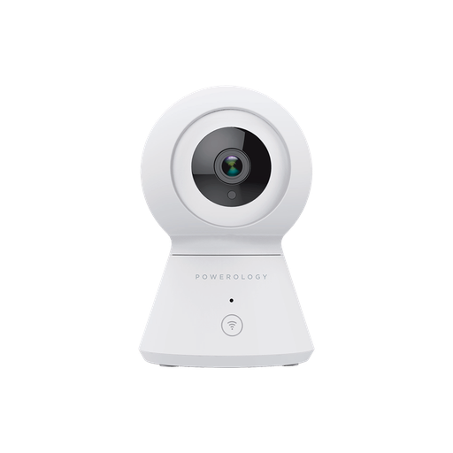 [PSHC360WH] Powerology Wifi Smart Home Camera 360 Horizontal and Vertical Movement - White