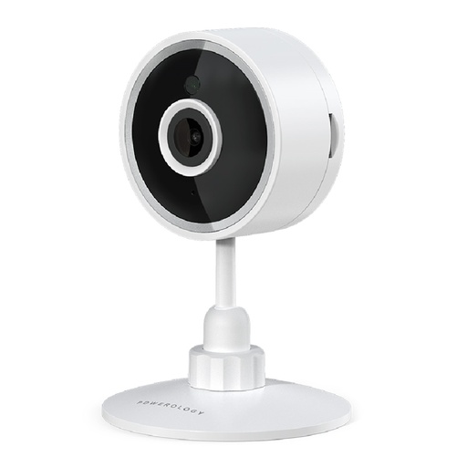 [PSHCFWH] Powerology Wifi Smart Home Camera 105 Wired Angle Lens - White