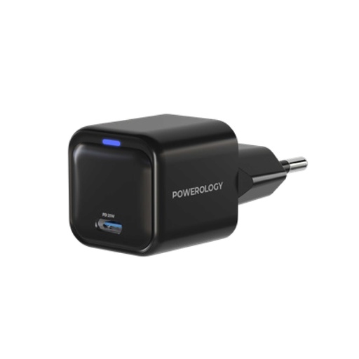 [PWCUQC015] Powerology Ultra-Compact GaN Charger PD 20W EU - Black