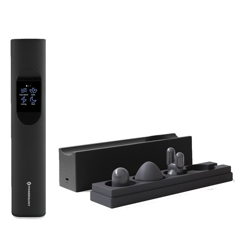 [PWTMEHABK] Powerology Therapeutic Massager with Extension handle Accessory - Black