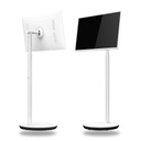 Powerology 32” FHD Android Tablet with Stand and Built-in Battery 4+32GB - White