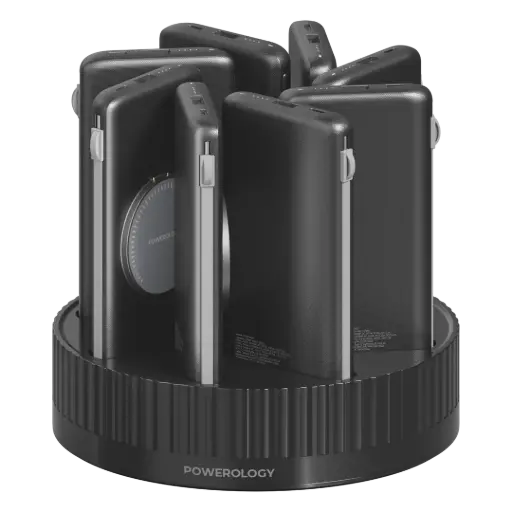 Powerology 8in1 Station 10000mAh PD 120W QC Wireless Power Bank