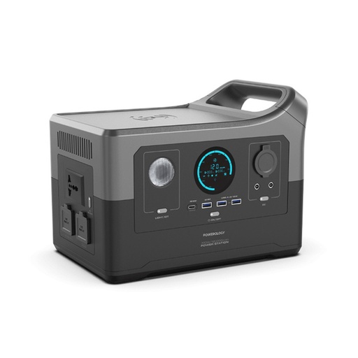 [PGN700FCA-BK] Powerology Portable Power Generator Fast Charging with APP 120000mAh 700W