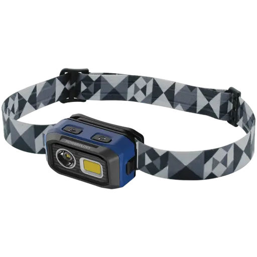 [PWZF6578BK] Powerology BrightVision Rechargeable LED Headlamp - Black