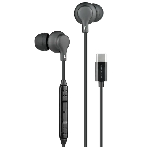 Powerology Type-C In-Ear Stereo Earphones
