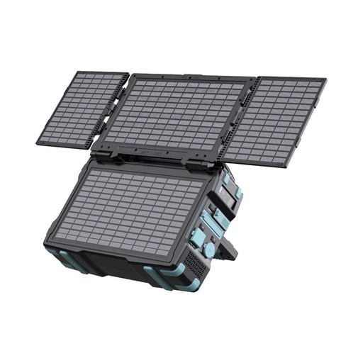[PPBCHA38] Powerology Portable Solar Power Generator 284Wh 300W QC - Black