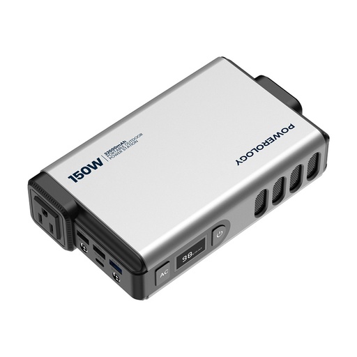 [PPBCHA31] Powerology Mini Power Station with AC Output 150W 32000mAh PD 100W - Gray