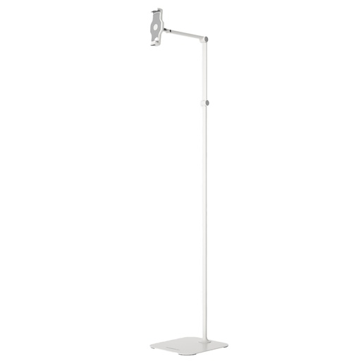 [PTBS170WH] Powerology Multi-Joint Floor Stand Metal Base Phone & Tablet - White